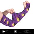 thumbnail image 3 of Sun Protection Arm Sleeves for Men Women, cool bats castle purple starry sky Sleeves to Cover Arms with Thumb Hole Cooling Sleeve, 3 of 6
