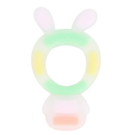 

Baby Toy Food Grade Refrigerator Safe Infant Teething Toy Gum Massage Cartoon For Newborn Pink Blue