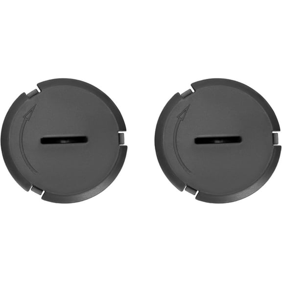 Kojem Headlight Bezel Plug Cover Pair for 1997-2004 Chevrolet Corvette C5 Replaces 10435410 Plastic Black