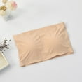 thumbnail image 3 of Eease Breathable Strapless Bandeau Bra Paded Removable Seamless Stretch Bandeau Tube Bra for Women Girls (Skin-color), 3 of 4
