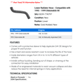 thumbnail image 2 of Lower Radiator Hose - Compatible with 1995 - 1999 Oldsmobile 88 1996 1997 1998, 2 of 2