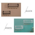 thumbnail image 5 of Wall Mounted Floating Shelves ,Floating Shelves Rustic Metal Wire Storage Shelves Display Racks Home Decor Wall shelve for Living Room, Office, Bedroom, Bathroom, Kitchen (White，Black), 5 of 7