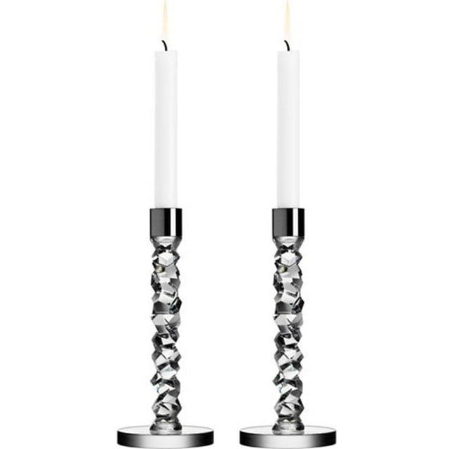 Orrefors 6590162 Paire de Chandeliers en Carat