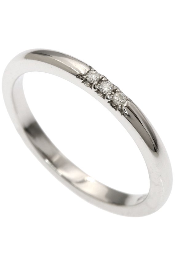 Pre-Owned Tiffany & Co. Forever Wedding 3-Piece Diamond Ring, Platinum PT950, Women's Ring.