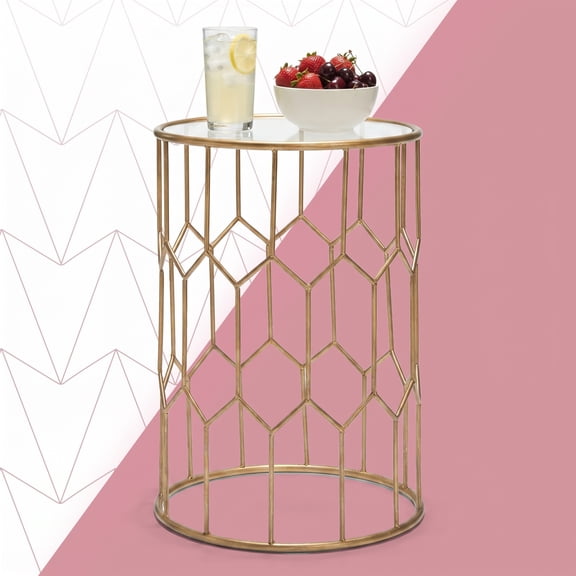 Adore Decor Harper Side Table Gold