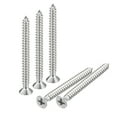 thumbnail image 1 of Unique Bargains #4x1-1/4' Wood Screws, 100 Pack Phillips Self Tapping Screws 304 Stainless Steel, 1 of 5