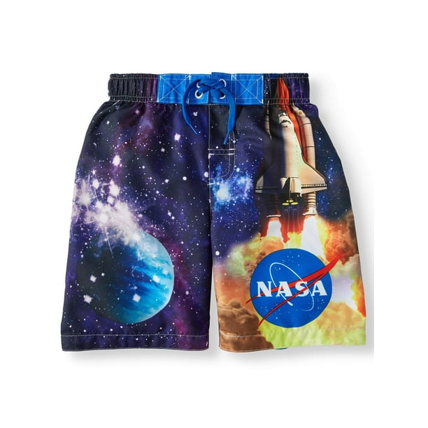 NASA - Nasa Boys 4-7 Swim Trunks - Walmart.com - Walmart.com