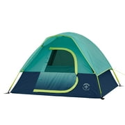 Firefly! Outdoor Gear 6' x 4' Youth 2-Person Camping Tent - Blue/Green Color