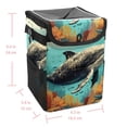 thumbnail image 5 of Whale Foldable Car Trash Can with Lid - Leak-proof Hanging Storage Bag for Car - Trash Can for Car, 5 of 6