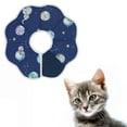 thumbnail image 4 of Collar de recuperación para gatos, cono de recuperación para el cuello de gato después de la cirugía, collar electrónico para gatos con protección de - Constelación S Sunnimix Cono de cuello, 4 of 7