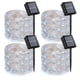 thumbnail image 1 of Guirnalda de luces solares QITONG de 4 x 33 pies, 100 LED, impermeables, 8 modos, 1 of 8