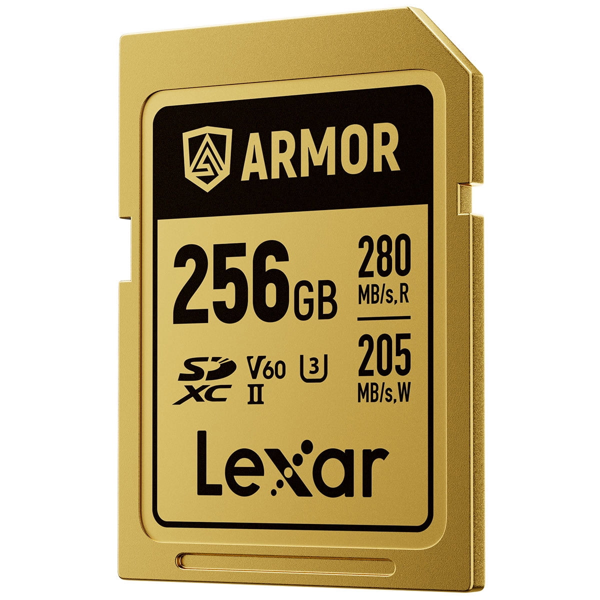 Lexar Professional ARMOR GOLD 256GB UHS-II V60 SDXC Memory Card