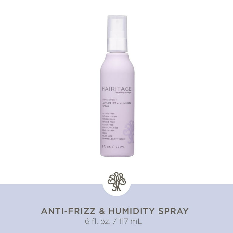 Hairitage Mane Event Anti-Frizz + Heat Protectant Spray, 6 fl oz photo 2