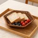 thumbnail image 5 of CaiYueKe Plastic Woven Storage Basket Tray for Kitchen Fruit Vegetables Snacks Candy Bread Organization Multi Functional Home Decor Imitation Vines Rattan Style, 5 of 7