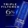 thumbnail image 4 of Bud Light Platinum American Lager Beer 12 pack 12 fl oz Aluminum Cans 6% ABV, 4 of 8