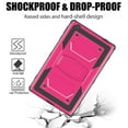 thumbnail image 5 of FIEWESEY for Walmart Onn 8 inch 2nd Gen(Model:100011885) Case,Shock-Resistant Drop-Proof Hybrid Rugged Kids Friendly Case(With Stand) for Walmart Onn 8 2nd Gen/onn 8 Kids 8 inch Tablet(Pink), 5 of 6