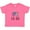 Hot Pink, variant on Inktastic Little Sister Unicorn Lil Sis Girls Baby T-Shirt