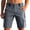 16# Gray, variant on Men Cargo Shorts Casual Athletic Lightweight Stretch Waist Shorts Wide Leg Bermuda Pants with Multi Pockets 16# Black 3XL