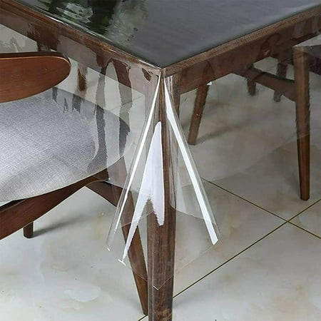 Clear Table Cover Protector Water Proof Oil Desk P Lastic Pad Tablecloth Mat For Coffee Writing Canada Clear Table Cover Protector Water, Clear Table Cover Protector