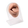 thumbnail image 1 of HILABEE Silicone Mouth tongues Model body Displays Practicing Teaching Tool Coffee, 1 of 8