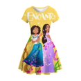 thumbnail image 1 of Vestido para niñas de 2 a 16 años, novedad de verano, princesa congelada, Elsa, fiesta de cumpleaños para niños, Cosplay, vestido de princesa de Escape de Disney, 20226T heqiyong CONDUJO, 1 of 2