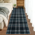 thumbnail image 3 of 2'x6' Modern Washable Runner Rug Tartan Ultra Soft Rug for Bedroom Farmhouse Non Slip Throw Rugs for Hallways Kitchen Laundry Bathroom, 3 of 7