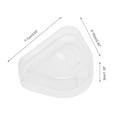 thumbnail image 4 of Unique Bargains 1 Pce Boîte de Rangement pour Appareils Dentaires Triangle Transparent, 4 of 5