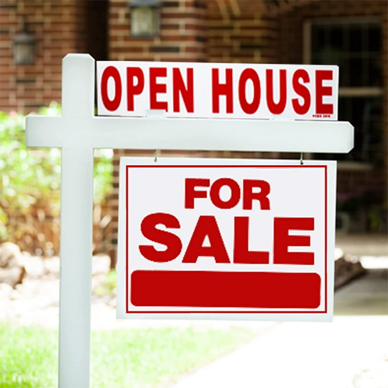 The Official Real Estate Rider Signs Bundle (6 Pack) – Double-Sided Signs: FOR SALE, OPEN HOUSE, SOLD, And More – Weatherproof, Made In USA, Easy To Install - Foto 6