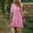 #167-Pink, variant on TaTaai Women's Casual Collared Short Sleeve Dress with Button Front, Soft Linen Blend, and Comfortable Mini Length Gift