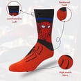 thumbnail image 3 of Calcetines Marvel Spiderman Paquete de 6 para Niños y Hombres Deportivos, 3 of 5