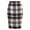 Brown A10, variant on qolati Skirts for Women 2024 Trendy High Waist Plaid Skirt Elegant Bodycon Pencil Wool Mini Skirts