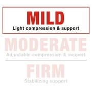 ACE Brand Compression Ankle Support, L/XL, Black, 1 Support