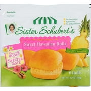 Sister Schuberts Sweet Hawaiian Roll, 12 Ounce -- 8 per case