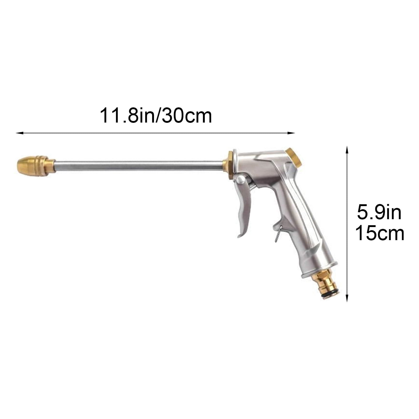 Pressure Washer Gun,Aquoo oxis Pressure Washer, High Pressure Garden Hose Nozzle Water Sprayer, for Outdoor Cleaning Watering Plants Lawns Washing Cars, Multiple Configurations Available