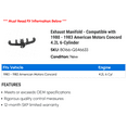 thumbnail image 2 of Exhaust Manifold - Compatible with 1980 - 1983 American Motors Concord 4.2L 6-Cylinder 1981 1982, 2 of 2