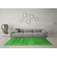 thumbnail image 3 of Ahgly Company Indoor Rectangle Oriental Green Industrial Area Rugs, 2' x 4', 3 of 4