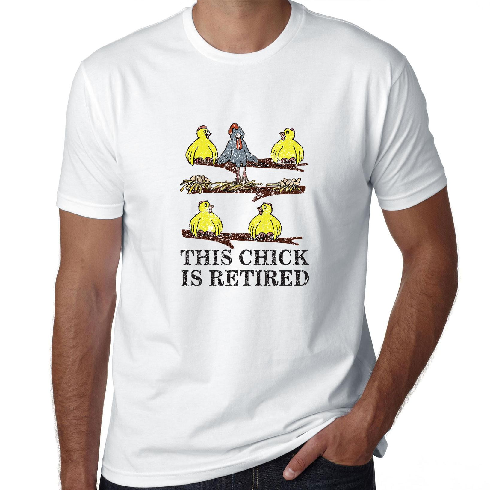 retired chick t shirt