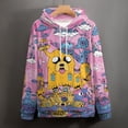 thumbnail image 4 of Adventure Time Jake The Dog Mens Womens Novelty Hoodie 3D Print Pullover Hooded Long Sleeve Sweatshirts Tops Blouse with Pocket, 4 of 8