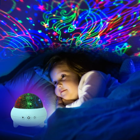 

Xewsqmlo LED Dinosaur Star Projector Lamp Colorful Rotating Projection Nightlight Kid Toy