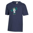 thumbnail image 2 of Youth  Heather Navy UNC Wilmington Seahawks Logo Comfort Wash T-Shirt, 2 of 3
