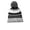 IronGy/Blk/Wht, variant on Sport Tek Adult Unisex Regular Beanie For Grn/Blk/Wh One Size Fits All