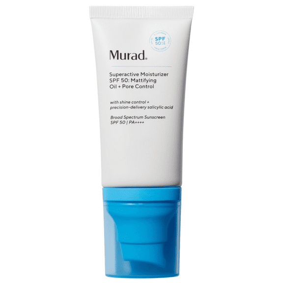 Murad Superactive Moisturizer SPF 50: Mattifying Oil   Pore Control 1.7 oz / 50 ml
