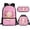 Axolotl Cute Pink, variant on Jeiento Axolotl Bookbag and Lunch Box Set for Girls 6-8/9-10 School Backpack for Kids 4th Grade/5th Grade Insulated Lunch Bag Zippper Pencil Case Pink Strawberry 3 in 1 Elementary School Book Bags