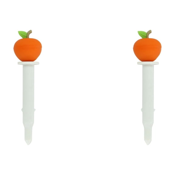 PLJFXXM 2 pcs Meat Thermometer Set with Instant Read Probes, Kitchen Oven and BBQ Food Thermometer for Home Baking and Grilling, Apple Design ()