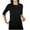 058 Black, variant on Fanxing Womens 3/4 Sleeve Shirts Sleepwear Comfort Crewneck Pajamas Tshirts Soft Home Wear Black,XXL
