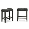 thumbnail image 4 of Cterwk Wood Counter Height Dining Table with 2 Pack Stools, Gray, 4 of 6