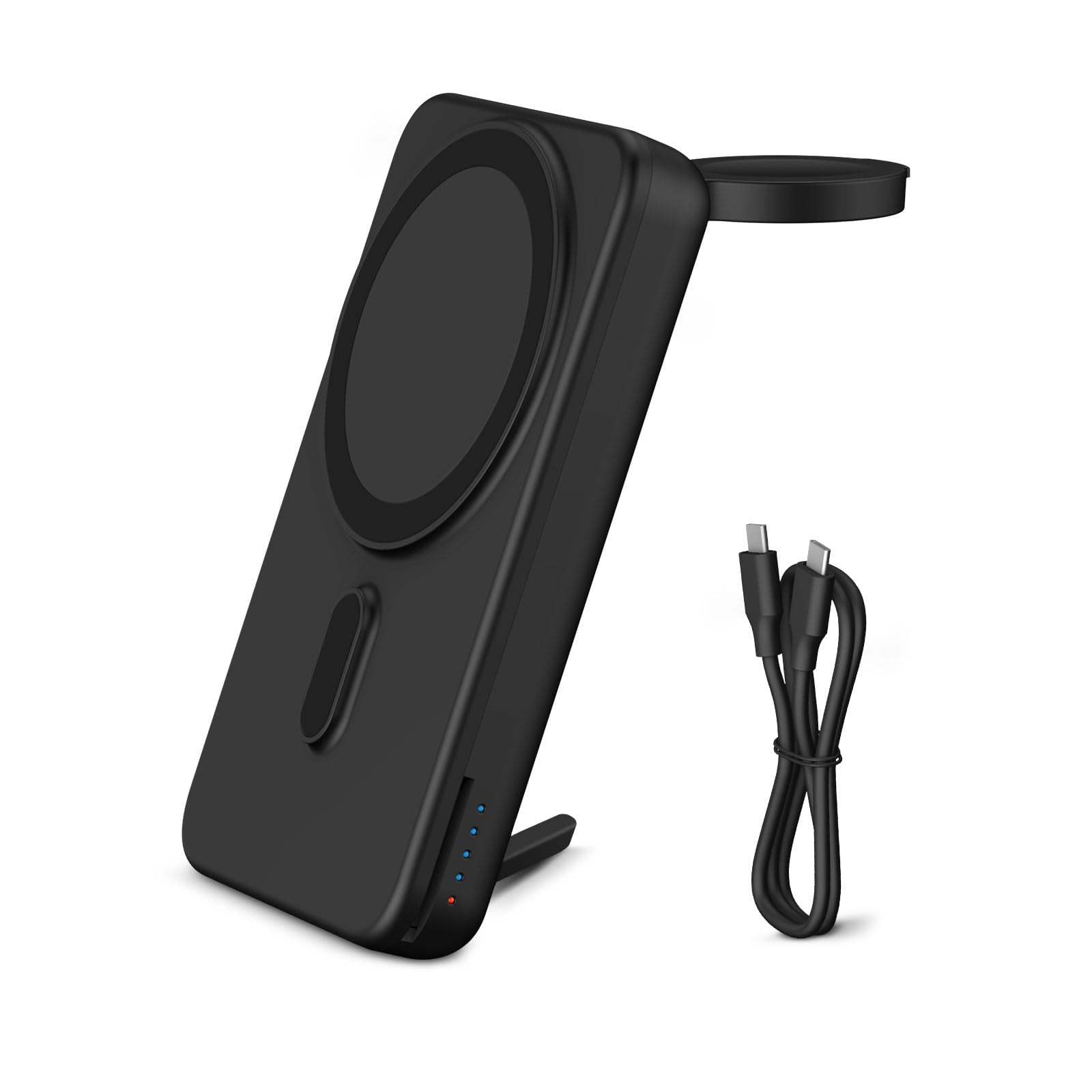 Smtcsl 10000mAh Portable MagSafe Power Bank for iPhone 16/15/14/13/12 & Apple Watch