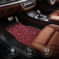 thumbnail image 5 of Salouo Red Glitter for 4-Piece Floor Mats, Custom Fit Car Mats All-Weather Car Foot Mats Automotive Floor Mats for Cars, Trucks, SUVs, Vehicle Floor Liner, 5 of 7
