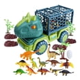 thumbnail image 4 of Camiones de dinosaurios CUTICAT Dinosaur Truck Toys and Cage con figuras de dinosaurios juguete de simulación Pull Back Dino Car para pequeños Niñas Regalo de cump Estilo C, 4 of 8