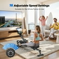 thumbnail image 4 of MERACH Magnetic Rowing Machine with 16 Levels, 350 lbs Weight Capacity, Silent Operation, Bluetooth App Support for Full-Body Home Fitness & Weight Loss, 4 of 11